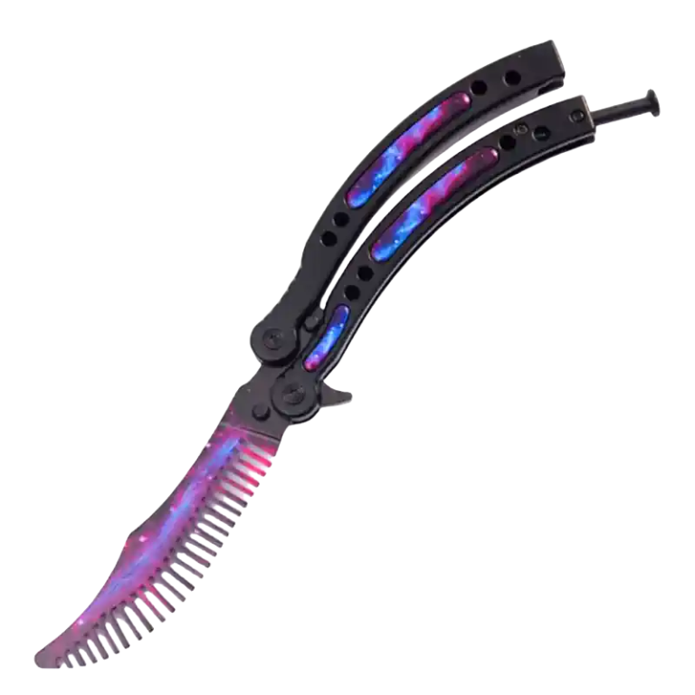 Balisong Butterfly Comb Csgo Peripheral Butterfly Practice Knife ...