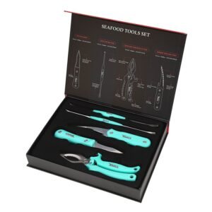 5 pieces of crab eating tools for home use
