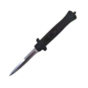 9 Inch Black Stiletto OTF
