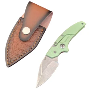 Outdoor portable self-defense knife creative deformation two-in-one hand stab push knife