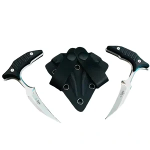 Push Knife Dagger Bee Stinger Double Sheath Version ~ Stinger