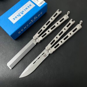 Benchmade Butterfly BM85 Titanium Alloy One-Handle Flick Knife with Magnetic Lock