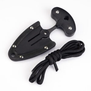 G10 training dagger EDC keychain pendant white-collar travel portable defense tool