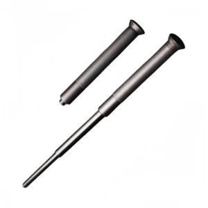 Self-defense telescopic alloy mechanical baton security equipment riot baton self-defense weapon comfortable rubber handle