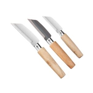 Wood Handle Mini Multi-Function Outdoor Utility Folding Knife