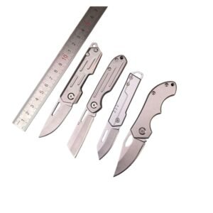 Stainless Steel Mini Outdoor Utility Folding Knife - Style 012