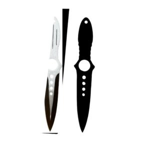 3-Piece Straight High-Hardness Outdoor Survival Dive Straight Knife