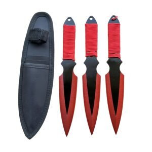 3-Piece Straight Stainless Steel Outdoor Training Straight Knife
